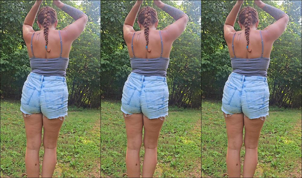 "KittyUV" amateursolo, jeanspantswetting, pee, publicoutdoor, thongfetish Pissing in My Jean Shorts manyvids