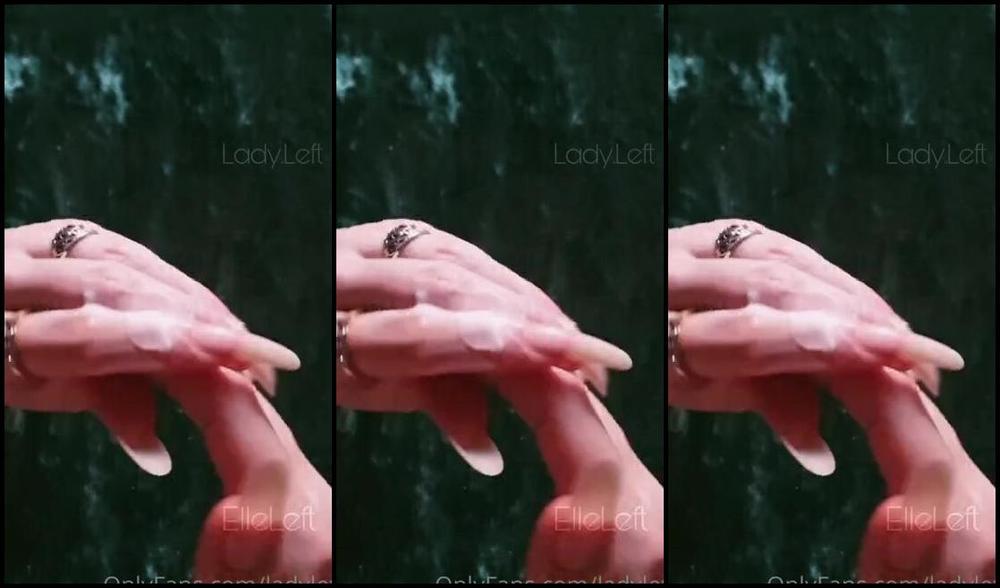 Lady Left Nicknamed Ladyleft 07 30 2021 Onlyfans Video Moisturising Close Up Hands And Nails Only
