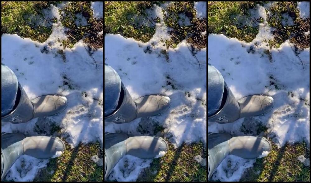 Equestrian Queen Sasja Luna Nicknamed Queensasjaluna 01 19 2024 Onlyfans Video Enjoy My Rubber Boots In The Snow