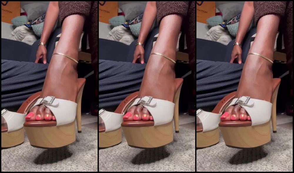 Kelly Nicknamed Themelanin Obsession 04 06 2024 Onlyfans Video New Panties And Mules Wanted To Show Youuuu 04Cw