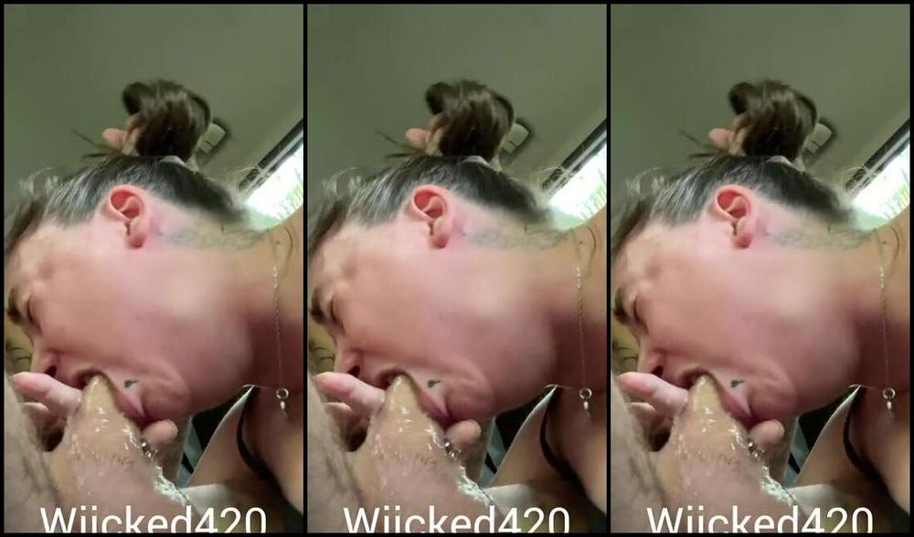 Wiicked420 Nicknamed Wiicked420 07 01 2023 Onlyfans Video Hey All Been A Minute Lol But Heres Our Latest Video Sloppy Balls Deep Dick Sucking