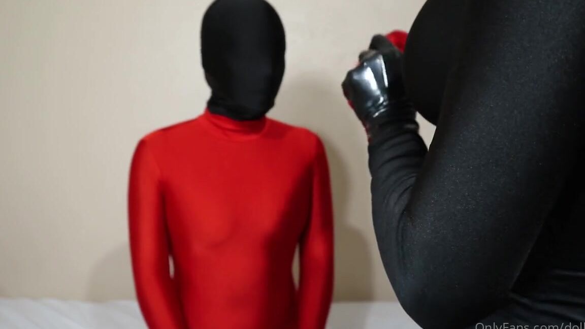 Dollified Nicknamed Dollified Onlyfans Layering Time Part One Lets Wrap Up Sky In Three Layers Of Zentai