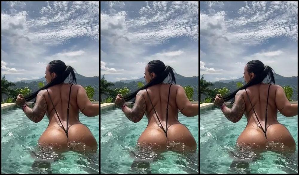 Jennifer Sanchez Nicknamed Jenifersanchezoficial 10 12 2023 Onlyfans Video Que Rico El Agua