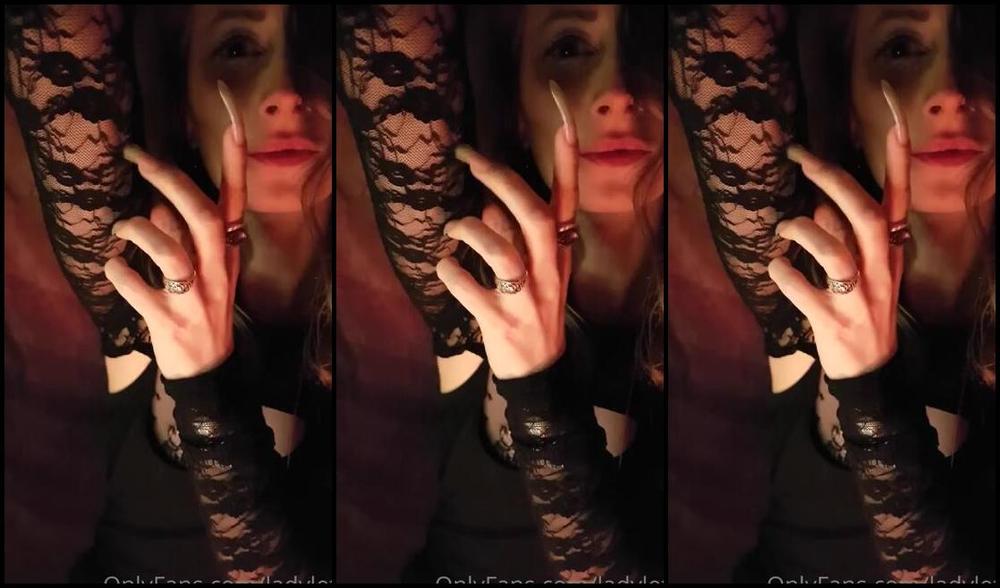 Lady Left Nicknamed Ladyleft 11 25 2020 Onlyfans Video I Dont Think I Ever Shared These Long Long Nail Lip Touching Lacey Edits From A Hts3