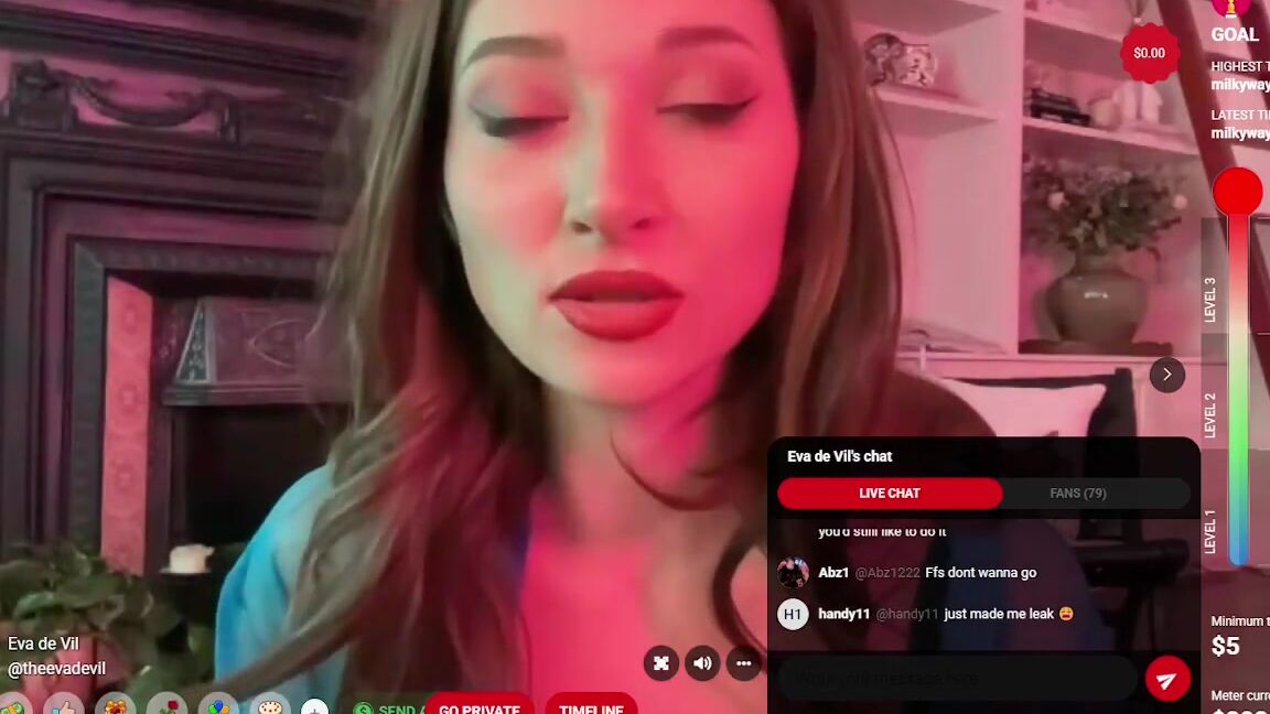 Eva De Vil Onlyfans Live Birthday Stream Final 25 Min