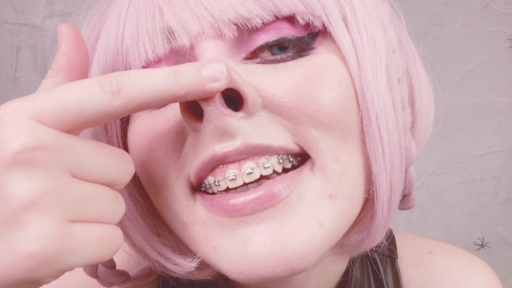 "SpookyBoogie" ahegao, asmr, braces, cosplay, nose fetish Naughty Nazuna Nanakusa loves to do piggy nose and grunt manyvids