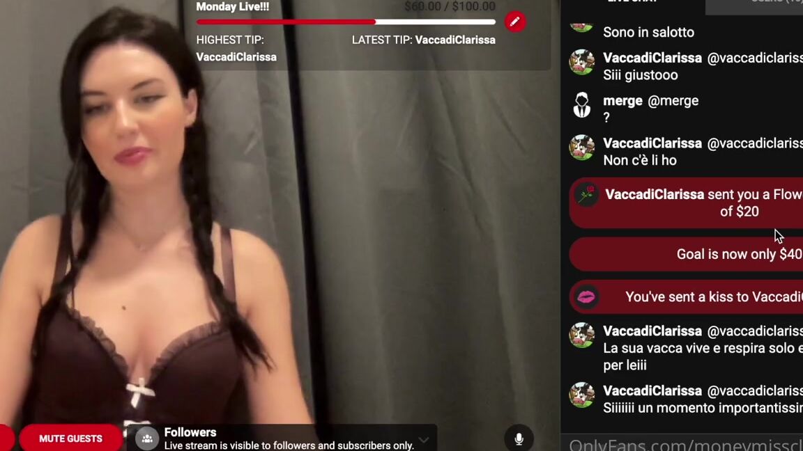 Moneymissclaaa7 Nicknamed Moneymissclaaa7 Onlyfans Another Mondaylive Another Vacconas Drain I Drained My Cashcow With Many Lurkers Watching