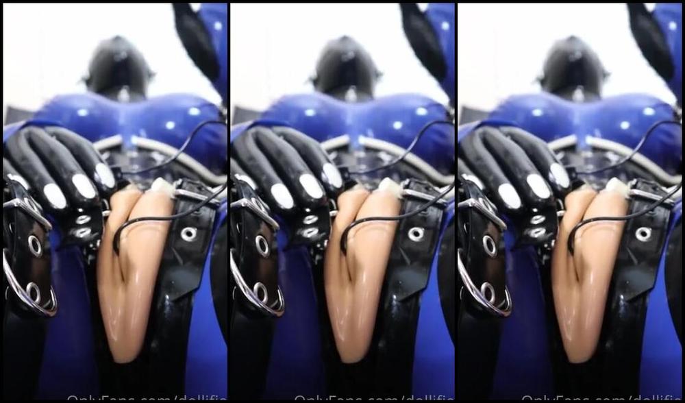 Dollified Nicknamed Dollified Onlyfans Happy Friday So Much Fun Restrained Heavy Rubber And Multiple Latex Masks Double Vibrators For Rubber