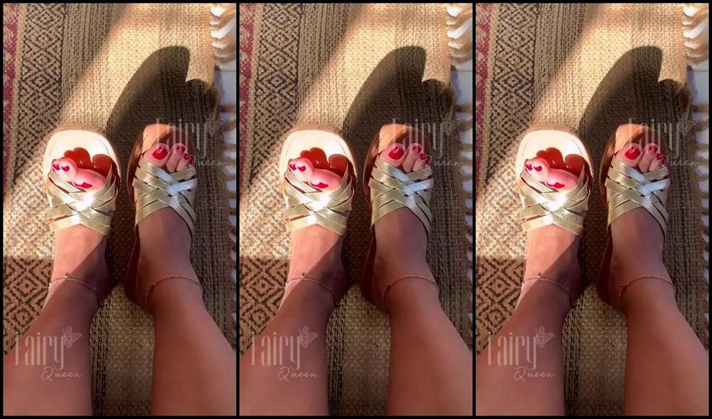 Fairy Queen Nicknamed Fairyqueen Feet 07 31 2023 Onlyfans Video After Walking A Lot I Got Home And Noticed That My Feet Were Very Sweaty And
