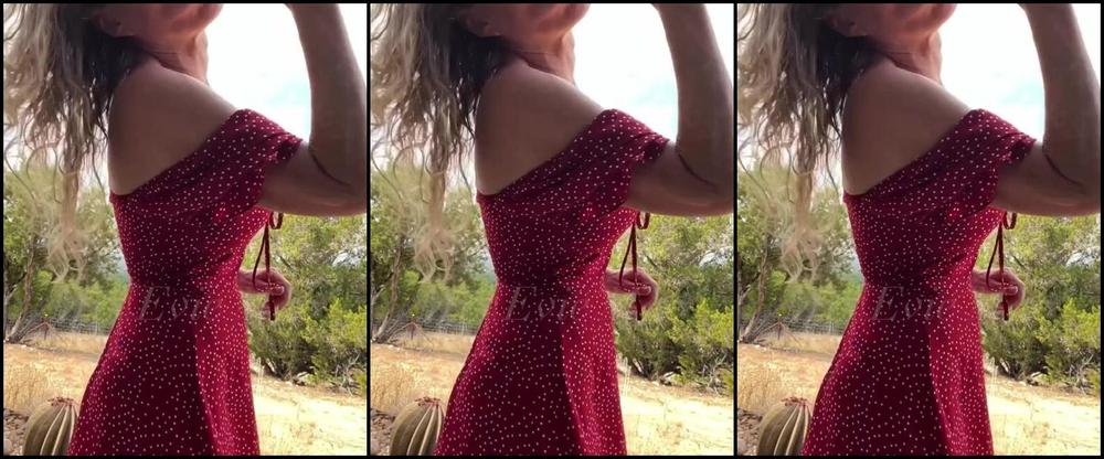 Mrs Evie Mae Nicknamed Mrseviemae 09 13 2023 Onlyfans Video Brushing My Teeth In The Gorgeous Hill Country And A Little Tease For You