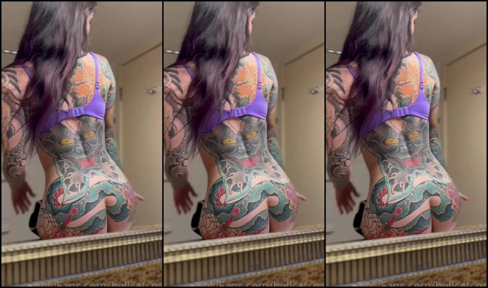 Hellcat Nat Nicknamed Hellcat Nat 06 20 2023 Onlyfans Video Pov Youre The Hidden Camera In My Hotel Bathroom Watching Me Get Changed