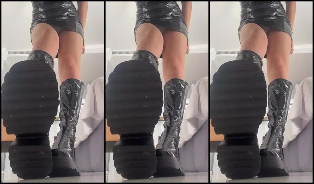 Goddessjunebelle Nicknamed Junebelle99 12 17 2024 Onlyfans Video Kiss The Bottom Of My Boots Bitch