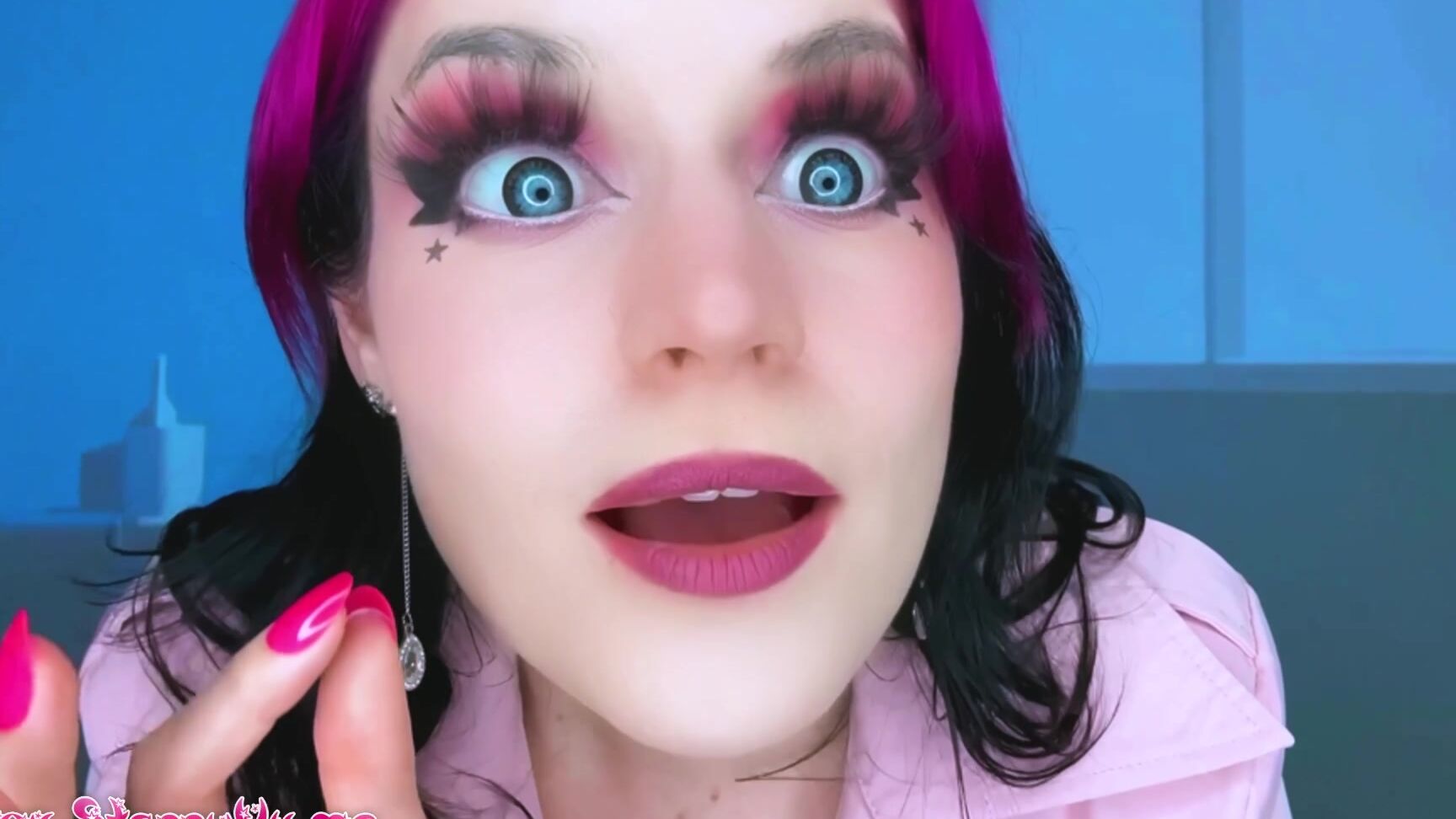 "Starry Yume" eye contact, eye crossing, eye fetish, eyelashes, mesmerize, sfw mesmerizing eye witness manyvids
