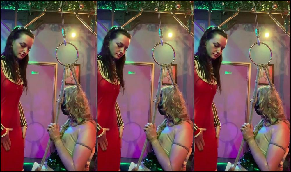 Vivienne Lamour Tie And Tease Suspended Chair Bondage Manyvi