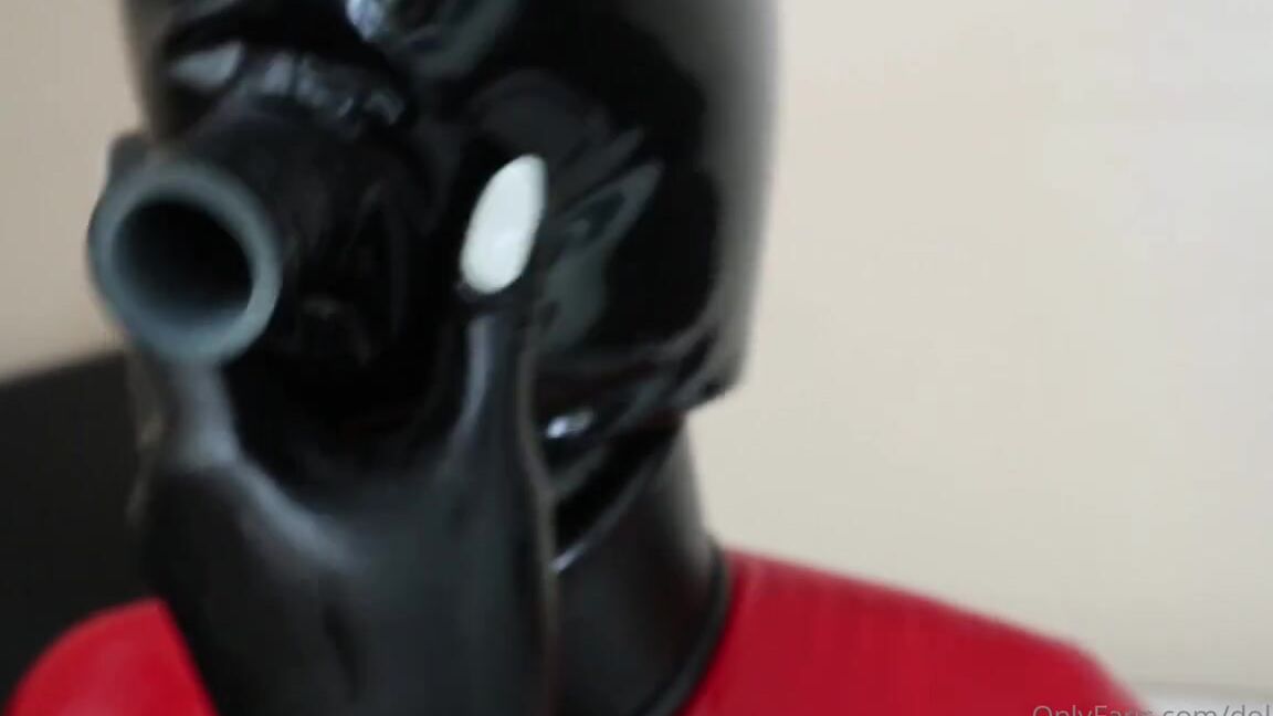 Dollified Nicknamed Dollified Onlyfans Rubberdoll Morgan Tries On My Inflatable Hood Then Switches Into A Skintight Subjugation Hood With Tubes