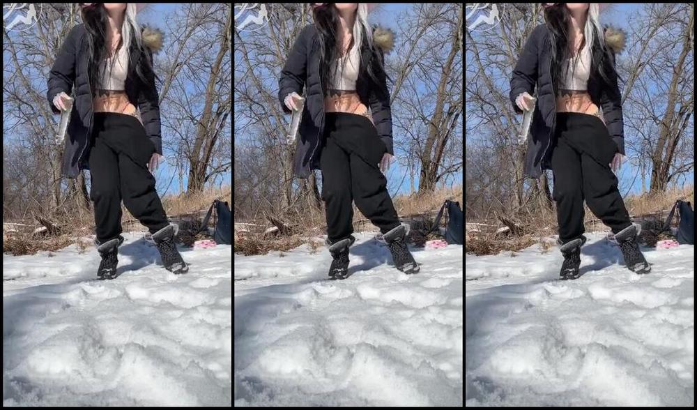 Juicy Dubz Nicknamed Juicydubz 03 07 2025 Onlyfans Video What Better Winter Activity Than To Squirt In The Snow Went To The Forest To Try Zlp