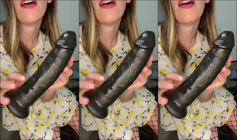 "Goddess Ally Etana" dildo sucking, femdom, huge dildo, mommy roleplay, pov blowjob, sfw Mommy Teaches You To Suck a BBC Dildo manyvids