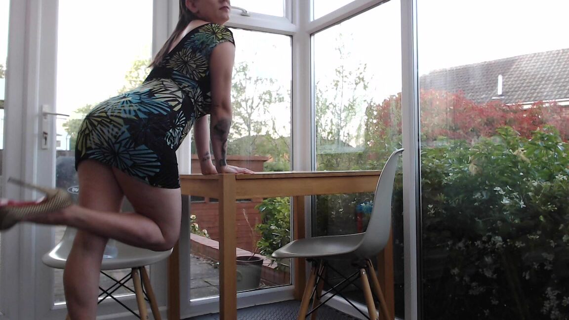 "SuzieLove212" big tits, brunette, dildo fucking, dildo riding fucking in the conservatory manyvids