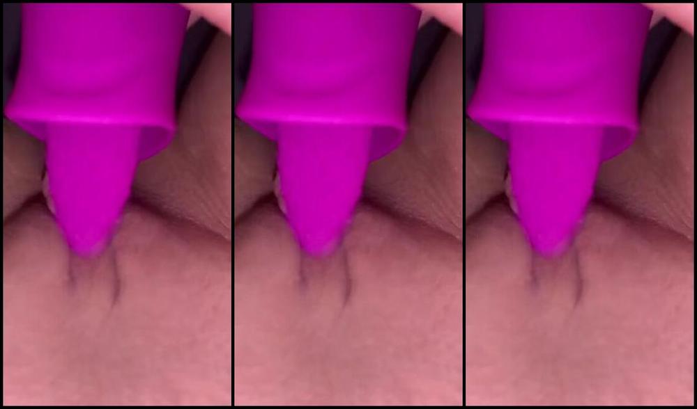 Jennaize Nicknamed Jennaize Onlyfans Using The New Tongue Vibrator From Yesterday