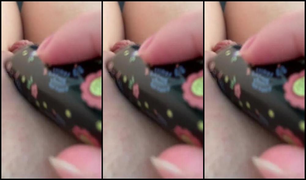 Jennaize Nicknamed Jennaize Onlyfans Using The New Mini Vibrator Its So Powerful Even Though Its So Small