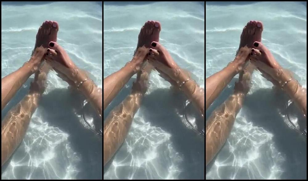 Letty Blondie Nicknamed Yourbest Blondie 06 15 2025 Onlyfans Video Sun Water And A Little Foot Play Lola And I Are Floating In The Pool Stretching