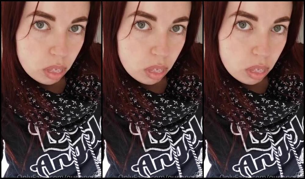 Goddess Trinity Nicknamed Queenofred 07 14 2022 Onlyfans Video Sloppy Mouth Spit Play And Self Worship