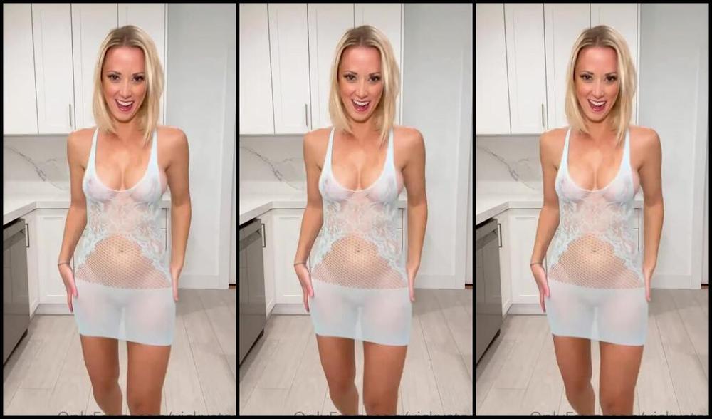 Vicky Stark Nicknamed Vickystark 02 07 2023 Onlyfans Video Sheer Sexy Dress Try On Tip Are Always Appreciated Oji