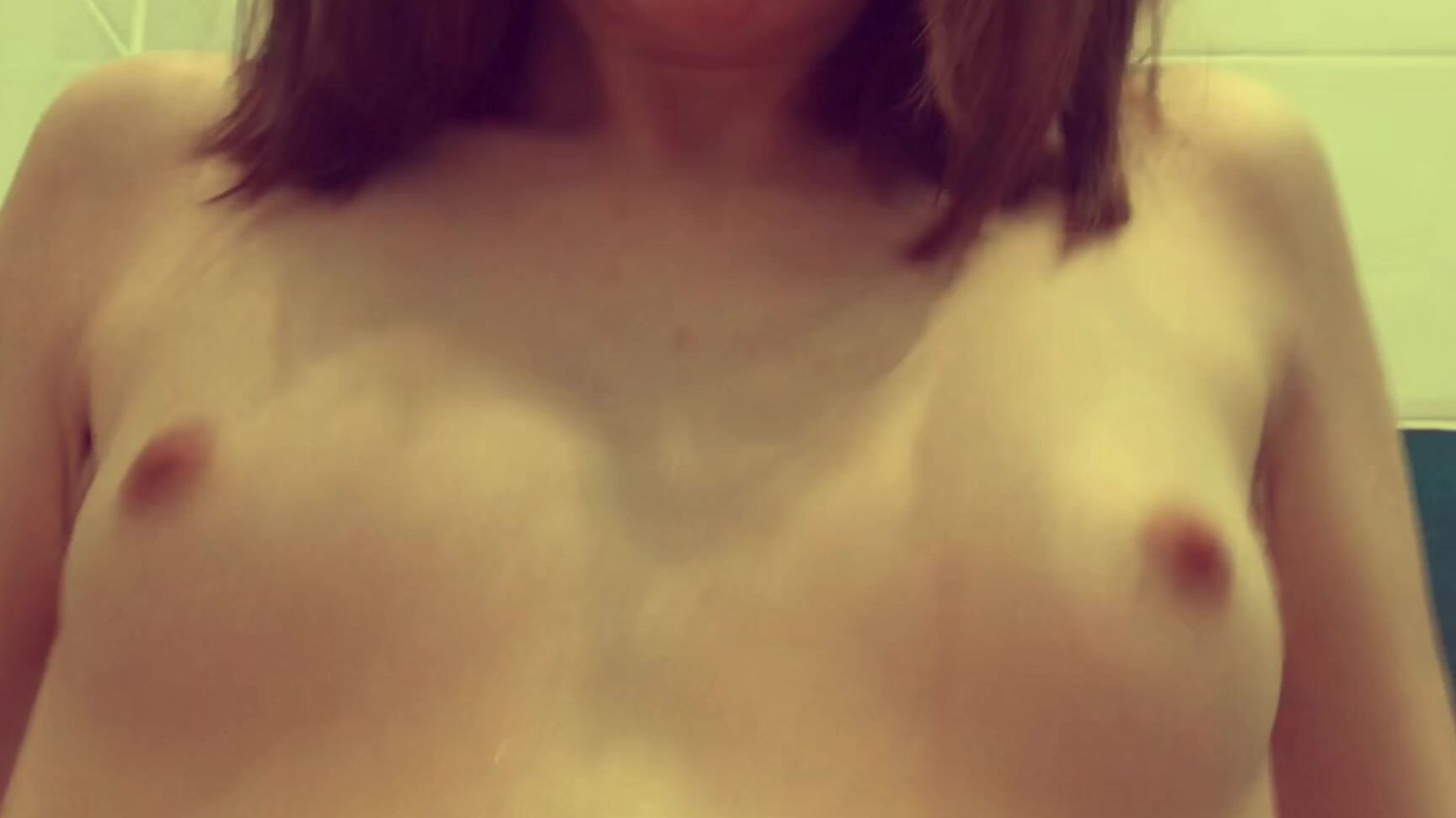 "SpookyBoogie" bathroom sex, deepthroat, pov, pussy stretching, teens (18+) real rough sex with brunette skinny teen in a bathroom manyvids