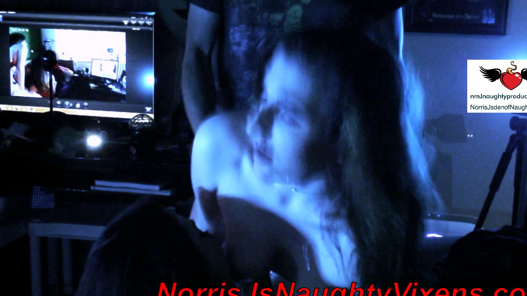 "nmjnaughtyvixens" blowjob, cumshots, doggystyle, fucking, gloryhole 3way in 2 rooms at my place hot action manyvids