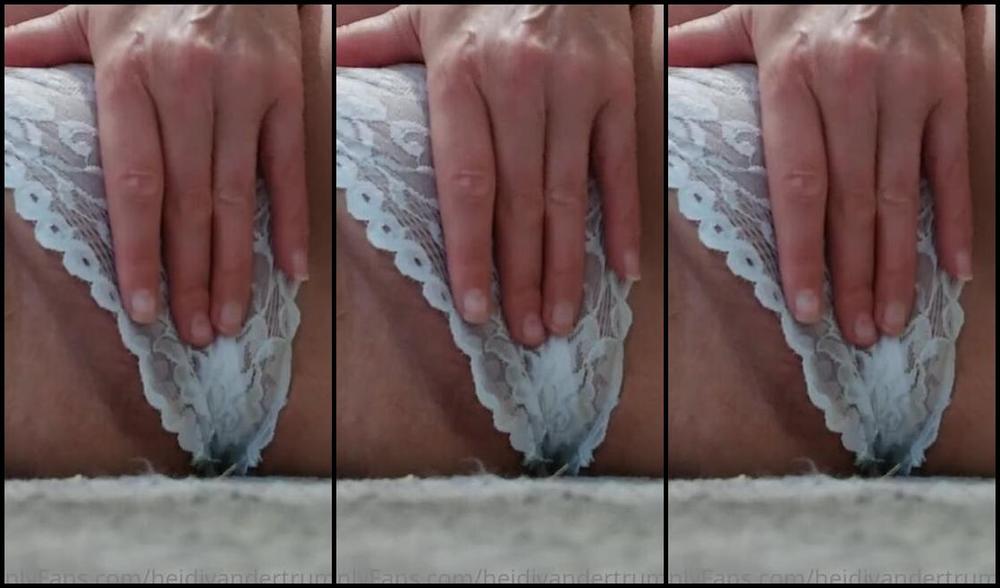 Heidi Foxx Nicknamed Heidivandertrump Onlyfans Kneel Down On The Floor Between My Legs And Smell My Sweaty Lacey Gusset Amp