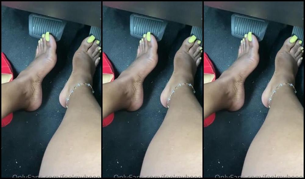 Goddess Smokey Nicknamed Goddesssmokeyyy Onlyfans 5 Minutes Of Me Driving With Flats And Barefoot