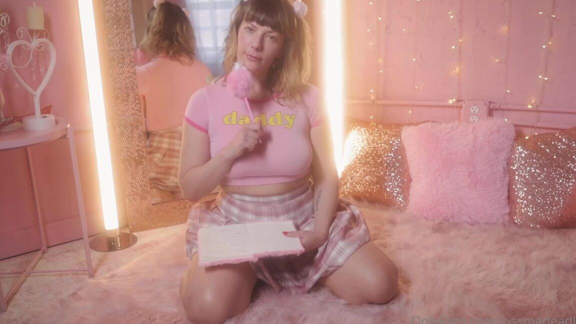 Kissmedeadlydoll Nicknamed Kissmedeadlydoll 05 25 2022 Onlyfans Video Happy Worship Wednesday A Little Preview This Week Of A Request I Got Ok