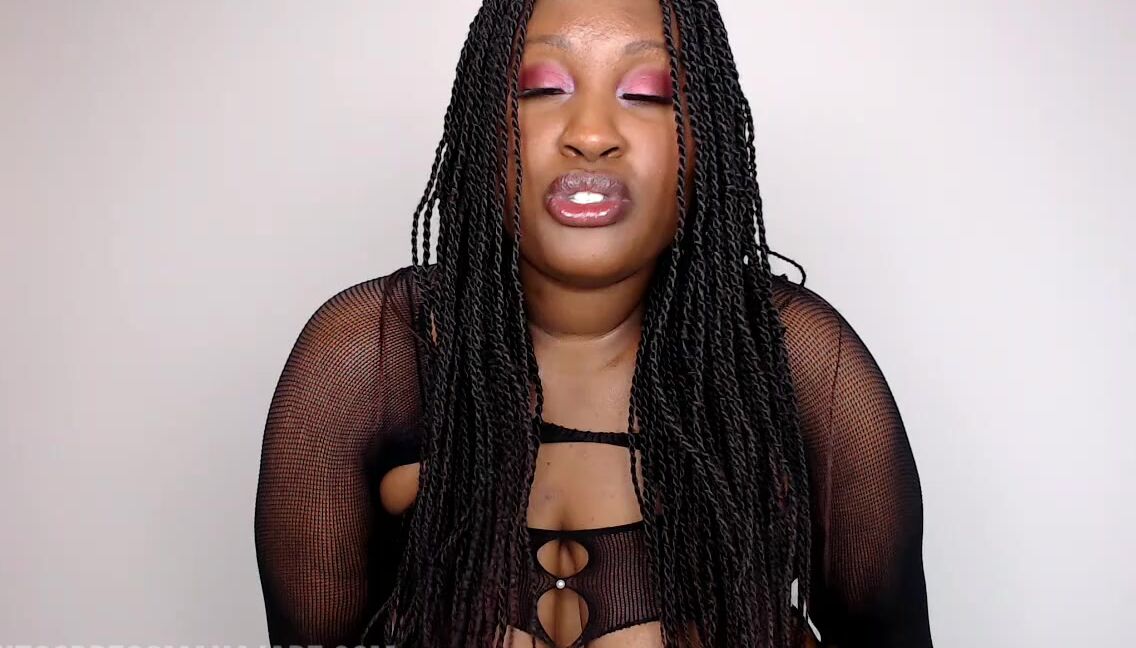 "UnfriendlyBlckHottie" ebony female domination, female domination, femdom, goddess worship, sensual domination you need melainin manyvids