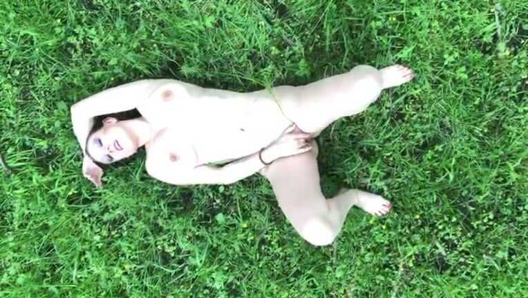"SuzieLove212" nudity/naked, public nudity, public outdoor, squirt, squirting naked and getting wet in the woods manyvids