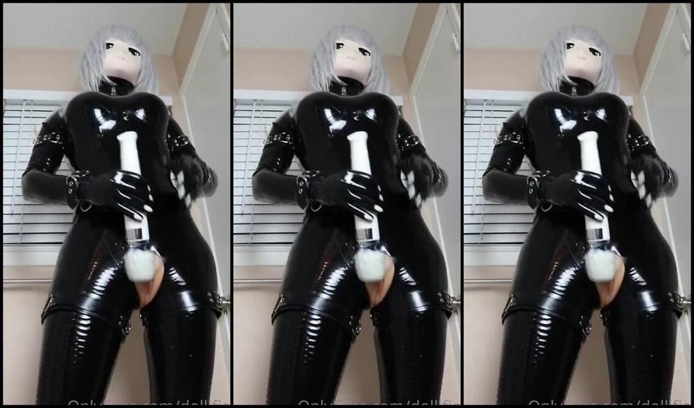 Dollified Nicknamed Dollified Onlyfans Part Two Lets Slip This Kigurumi Mask Over My Rubberdoll Face And Vibrate This Waiting Latex