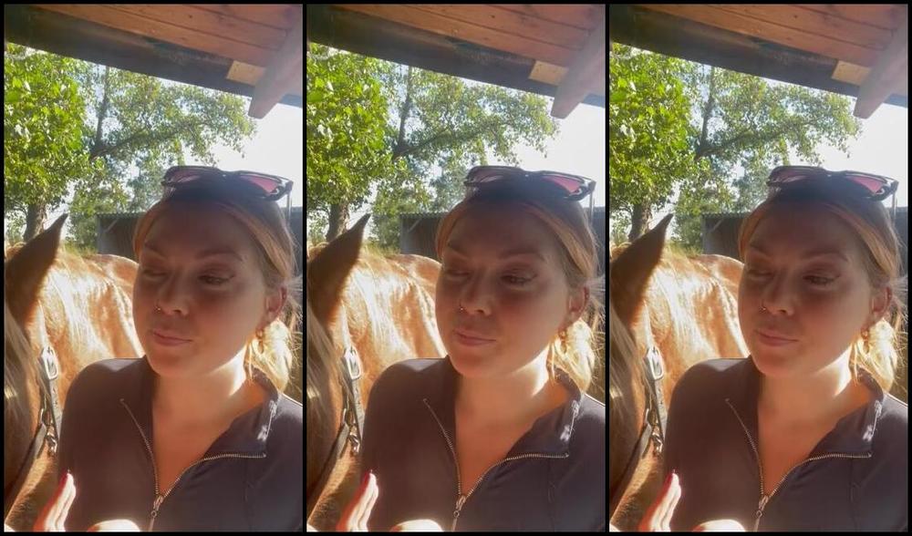 Equestrian Queen Sasja Luna Nicknamed Queensasjaluna 10 06 2024 Onlyfans Video Update About My Horse