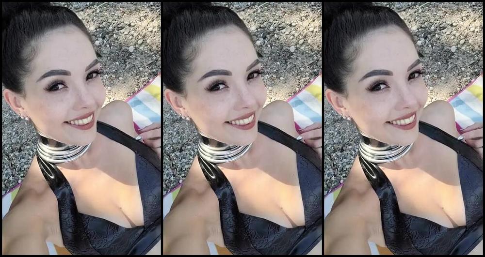 Sophie X Elodie Nicknamed Sophie X Elodie 02 05 2024 Onlyfans Video Im Latexbikini Am Baggersee