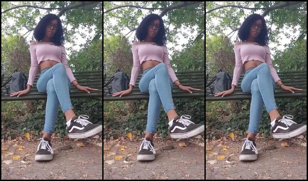 Ceceprincesstoes Nicknamed Cecesprincesstoes 09 30 2020 Onlyfans Video First Time Filming In Park I Know My Sock Lovers Will Enjoy This Sock Removal