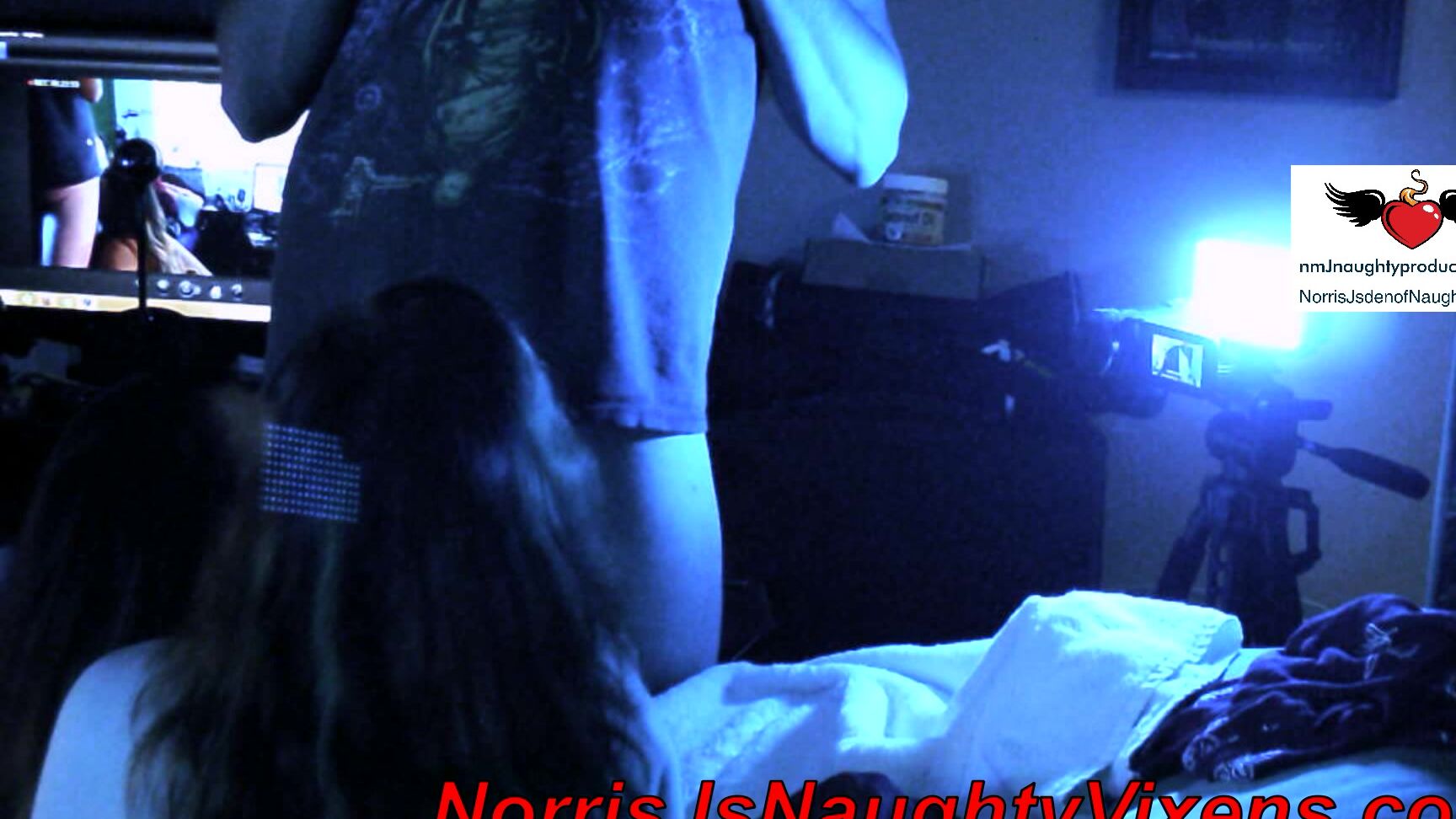 "nmjnaughtyvixens" bigboobs, blowjob, doggystyle, fucking, threesome blue light fucking 3way with me manyvids