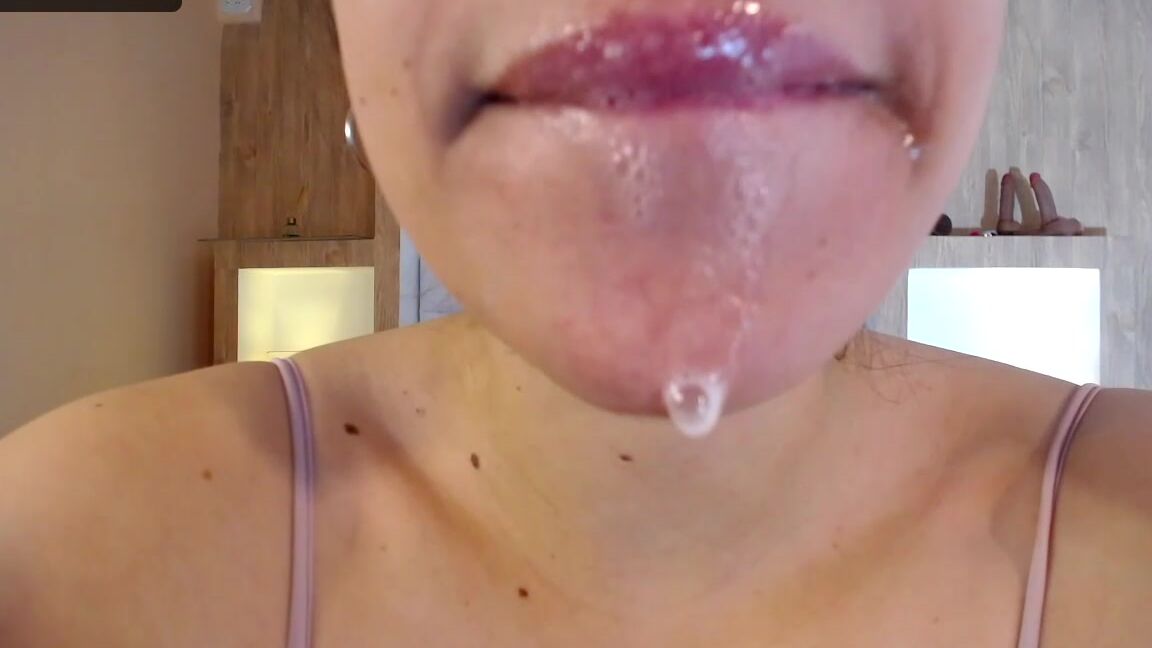 "Melted_Chocolate" deepthroat, drool, roughsex, sloppy, tonguefetish Knee Deep Throating Pleasure manyvids