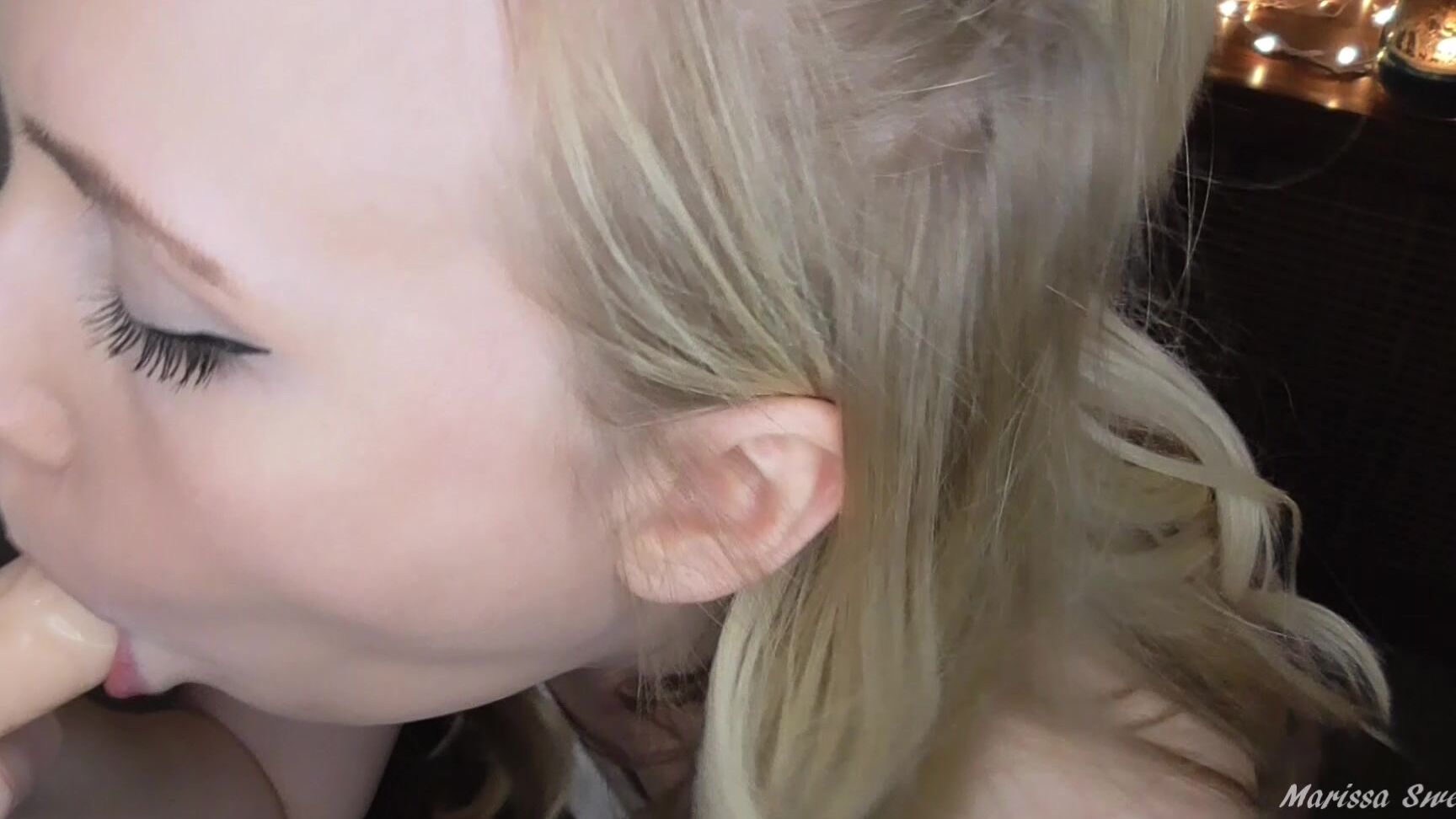 "Marissa Sweet" blowjob, close-ups, dildo sucking, dirty talking, exhibitionism Blowing You While Your GF Watches manyvids