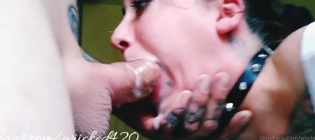 Wiicked420 Nicknamed Wiicked420 05 08 2022 Onlyfans Video 0009 A Hardcore Sloppy Face Fucking While Shes Laid On Her Belly Roleplaying Submissively Wet And