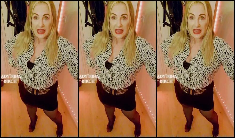 Lady Nina Birch Nicknamed Ladyninabirch Findom 12 23 2022 Onlyfans Video Have A Great Christmas Naughty Subs Lady Nina