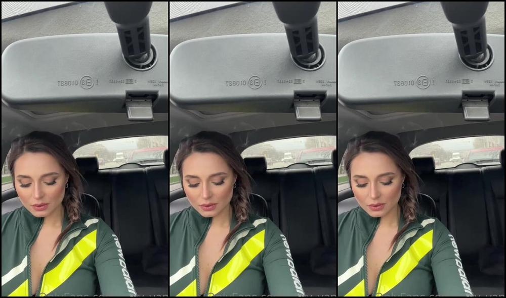 Only Yana Nicknamed Only Yana 04 06 2023 Onlyfans Video Finally I Was In The Car And I Can Smoke