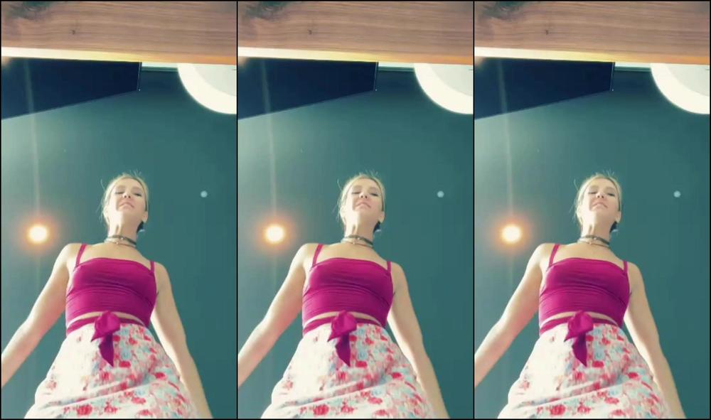 "Alexis Load" dancing, flashing, solofemale, striptease, upskirt Mini Skirt Upskirt Manyvids