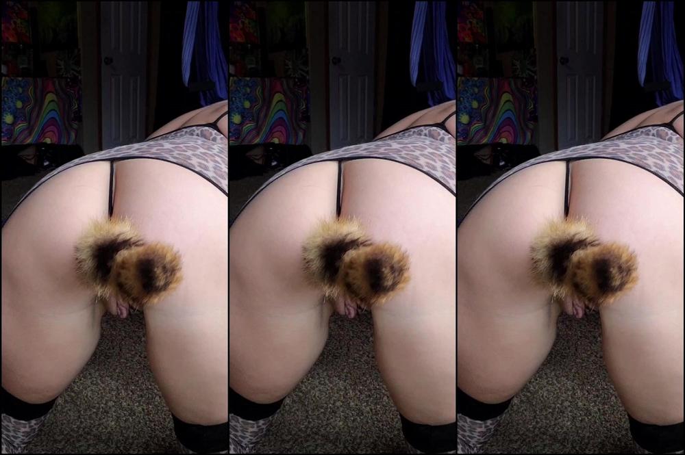 "KittyUV" ass, bootyshaking, buttplug, pantystuffing, petplay Stuffing Pussy Asshole Winking manyvids