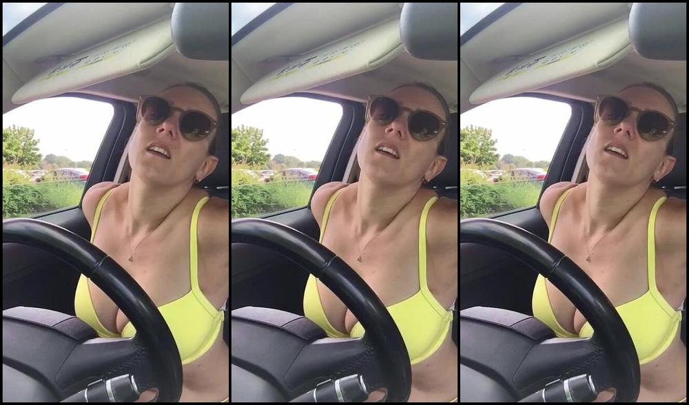 "SuzieLove212" bikini, car, public nudity, public outdoor, pussy play Bikini Car Wank Manyvids