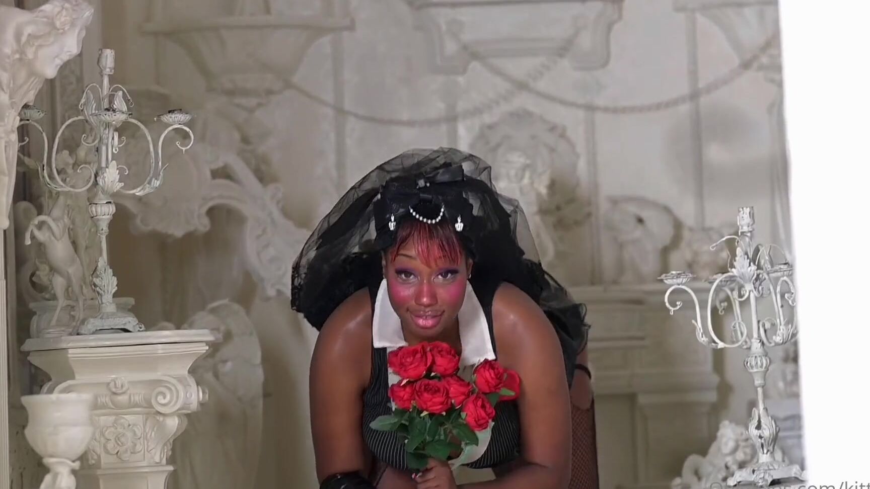 Kitty22 Nicknamed Kitty 22 08 21 2025 Onlyfans Video Wedding Day U256128092 1307A Dark And White Bride Join Each Other In Holy Matrimony