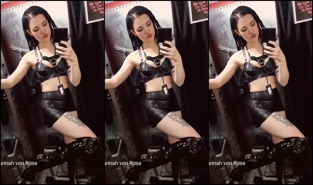 Hannah Von Rose Nicknamed Hannah Von Rose 02 17 2023 Onlyfans Video Yesterday I Went To A Latex Shop For The First Time In My Life And Tried