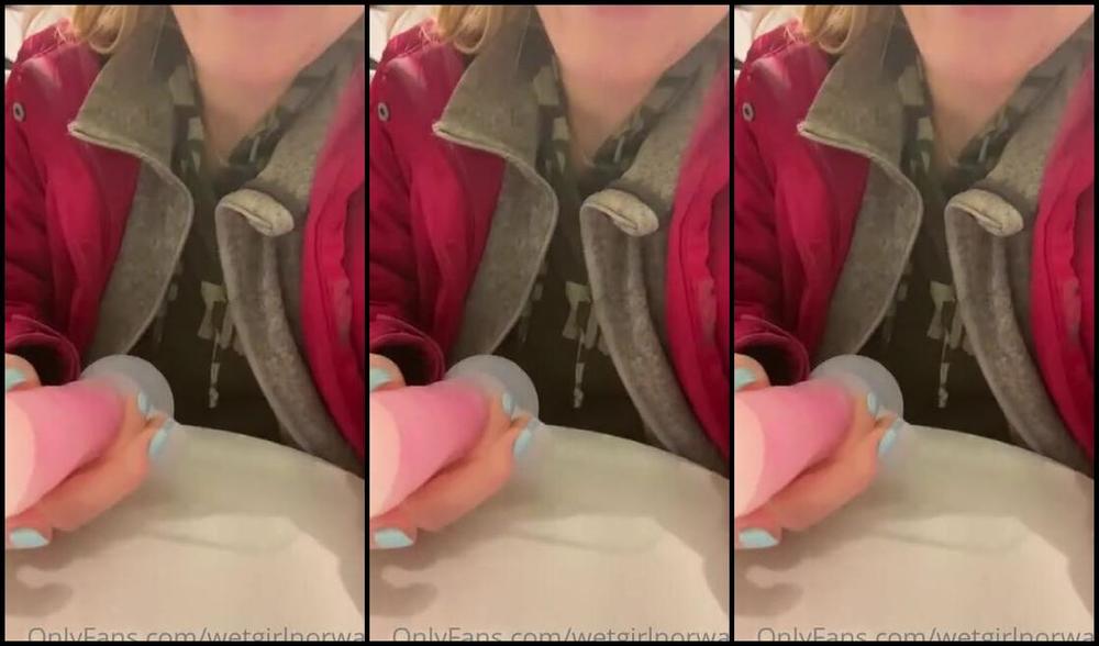 Qosgirlnorwayvip Nicknamed Qosgirlnorway 01 07 2023 Onlyfans Video Jeg Rir Dildoen Min P Burger King Bi